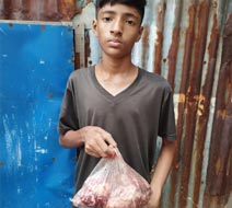 arman received qurbani meat