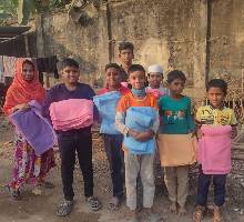 Kids in Mirpur received the blankets-4