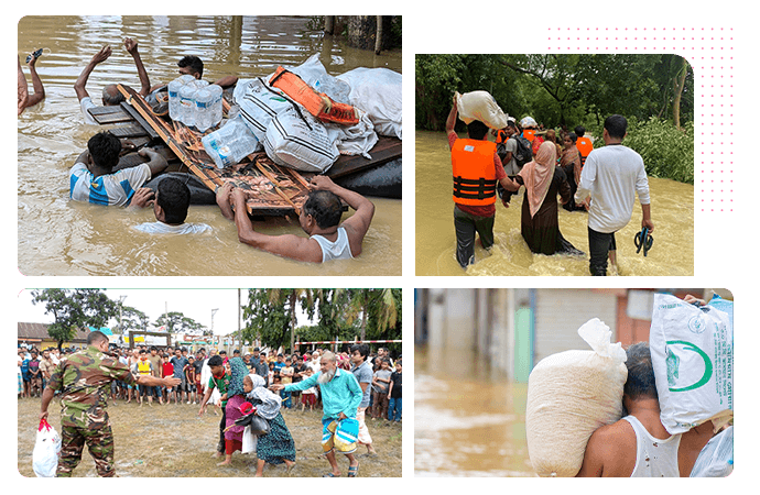 Flood relief in bangladesh